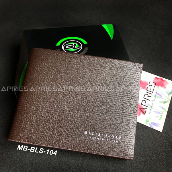 Balisi Style Dark Chocolate Color Wallet | MB-104