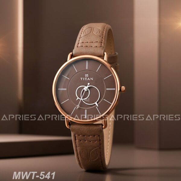 Titan Leather Belt Watch For Men | MWT-541