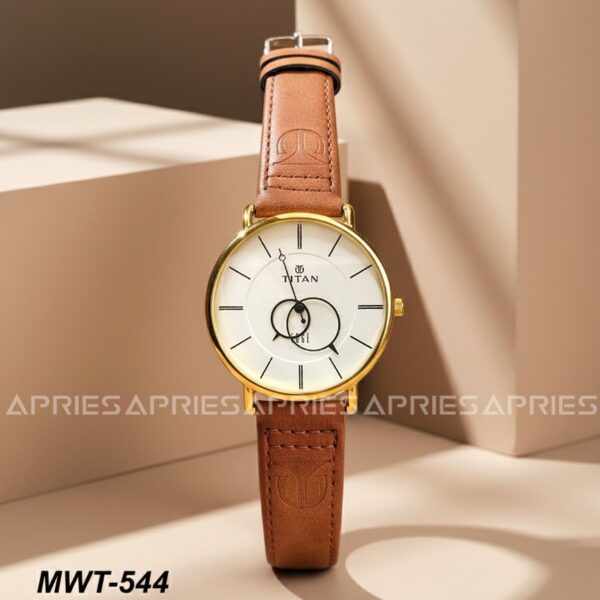 Titan Leather Belt Watch For Men | MWT-544